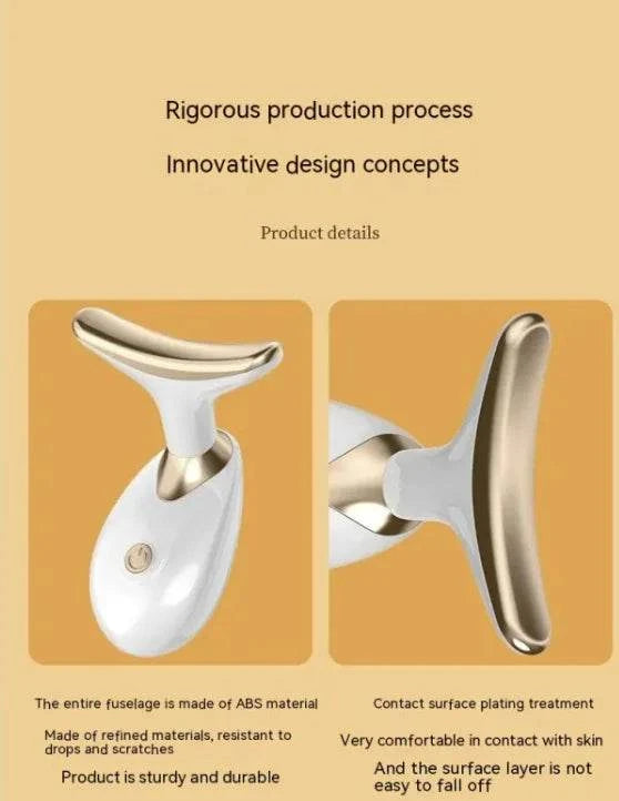 Mini Electric Facial Massage Tool with ergonomic design for skin rejuvenation and relaxation.