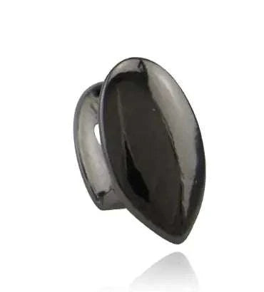 Black shiny single bucktooth cap for teeth grillz fashion accessory