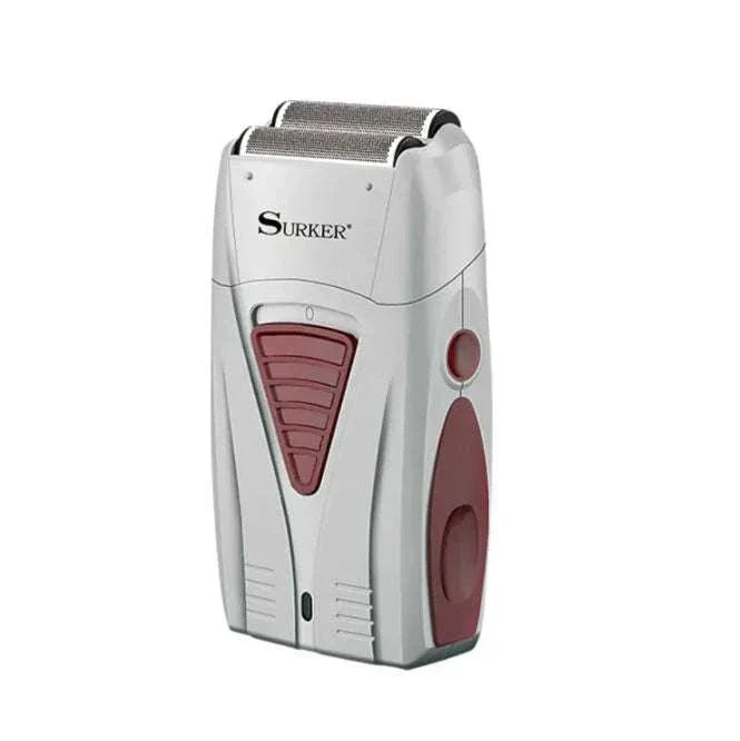Electric shaver with smooth shave head and advanced floating cutter technology for close, comfortable grooming