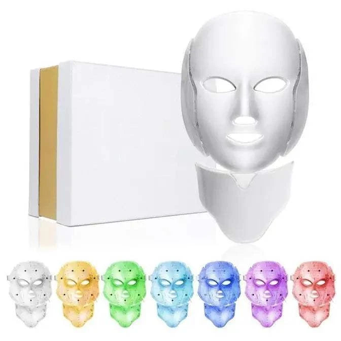 Professional LED Light Therapy Mask for skin rejuvenation with multiple color options for personalized treatment.