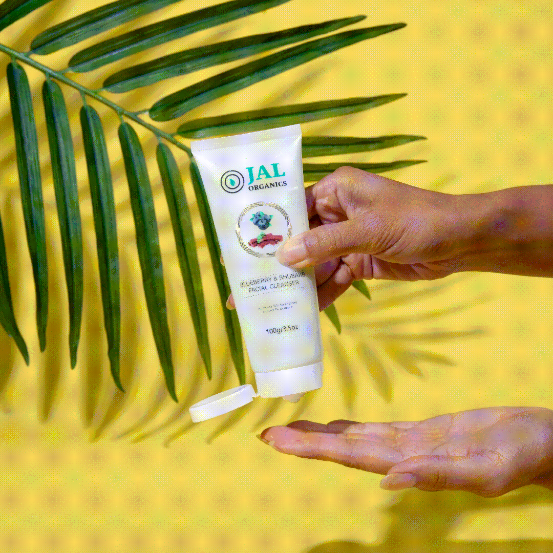 Blueberry and Rhubarb Facial Cleanser