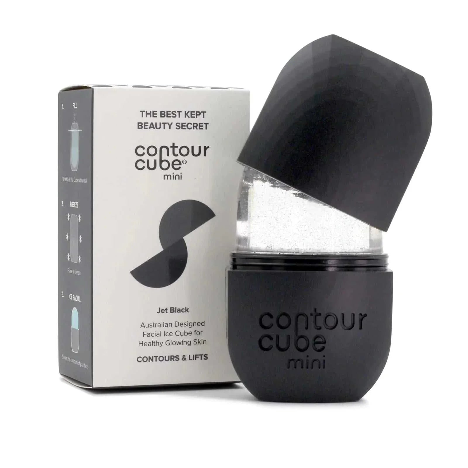 Mini Contour Cube ice roller for face sculpting and soothing with travel-friendly design