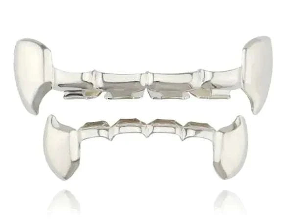 Silver gold bucktooth caps hip-hop style teeth grillz accessory