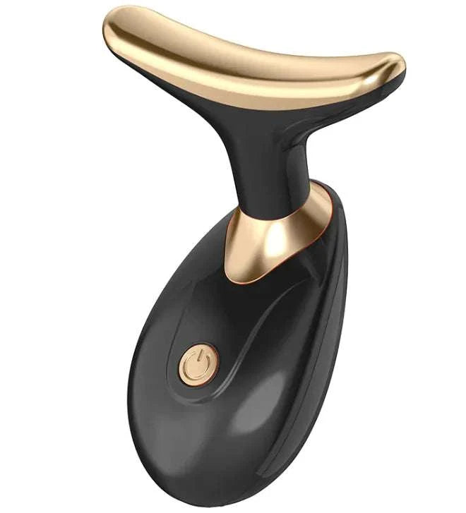 Mini electric facial massage tool with compact design for skin rejuvenation.