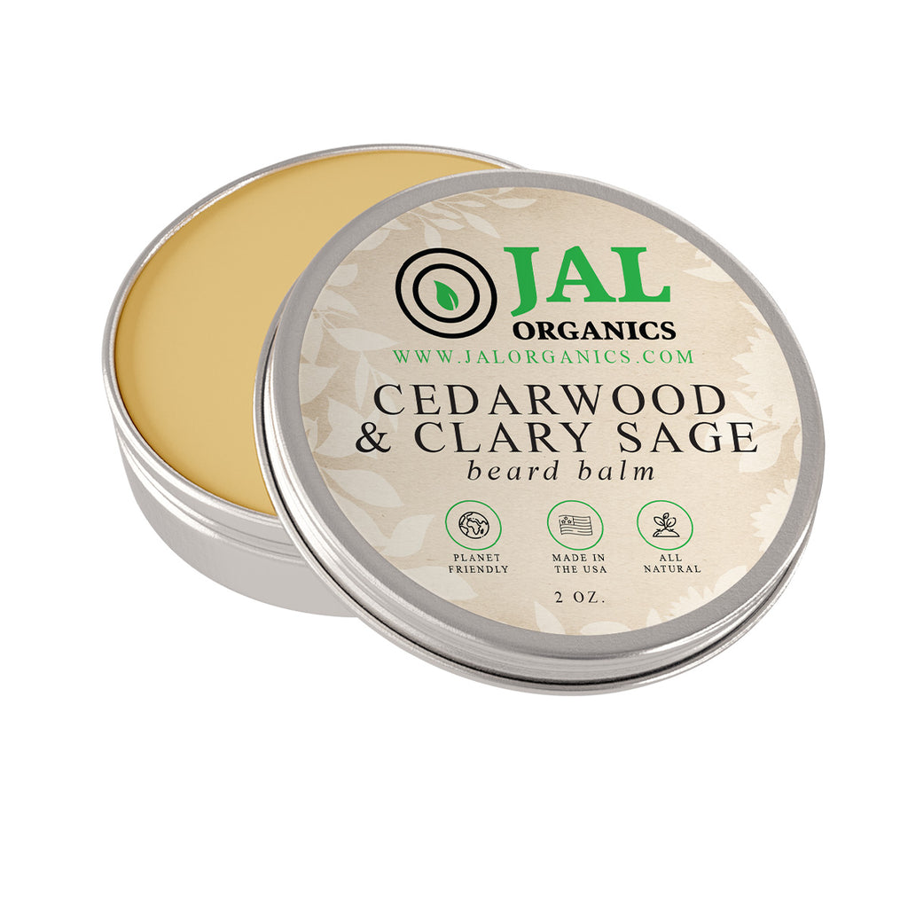 JAL Organics Cedarwood & Clary Sage Beard Balm