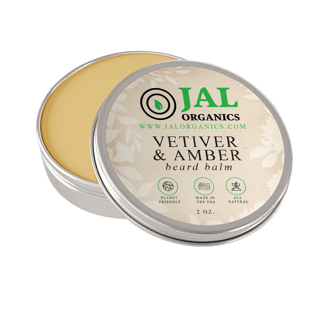 JAL Organics Vetiver & Amber Beard Balm
