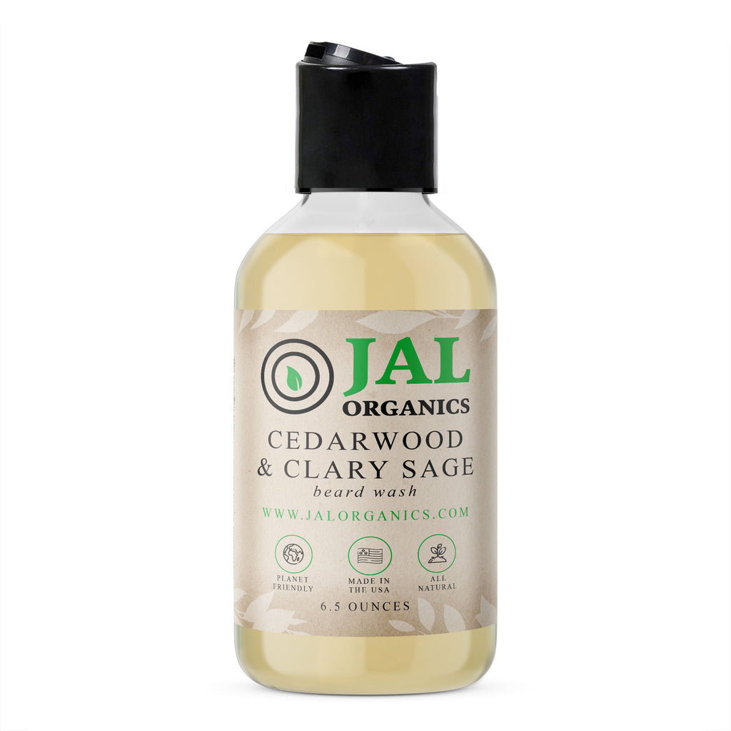 JAL Organics Cedarwood and Clary Sage Beard Wash