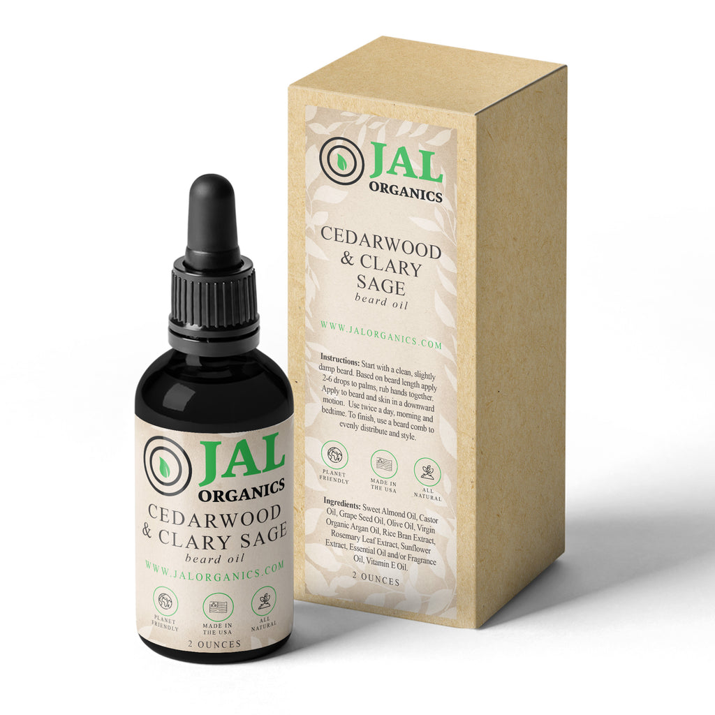 JAL Organics Cedarwood and Clary Sage Beard Oil